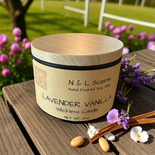 Lavender Vanilla No Wick Candle