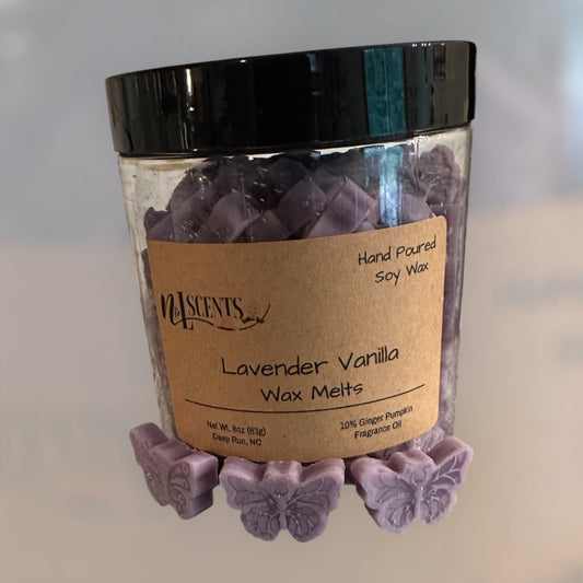 Lavender Vanilla Butterfly Wax Melts - Large
