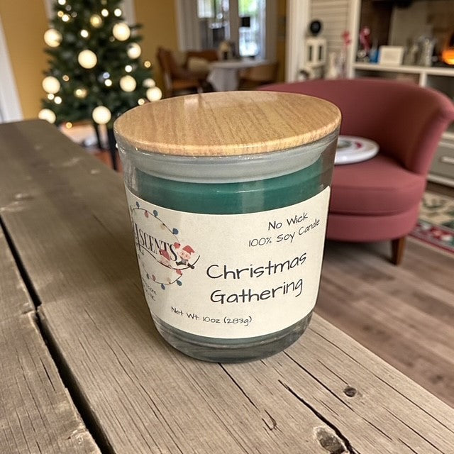Christmas Gathering  10 oz wickless candle