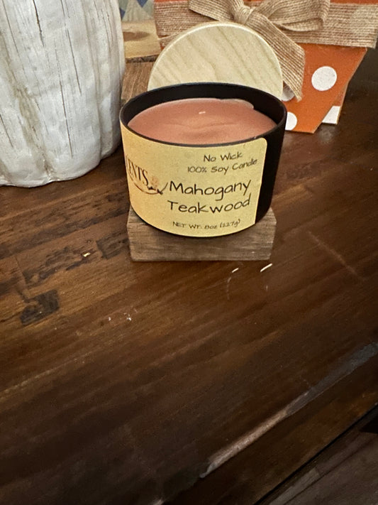 Mahogany Teakwood No Wick Candle