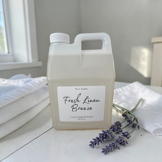 Fresh Linen Breeze Liquid Washing Detergent - 64 oz