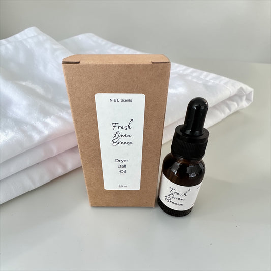 Fresh Linen Breeze Wool Dryer Balls Refill Oil