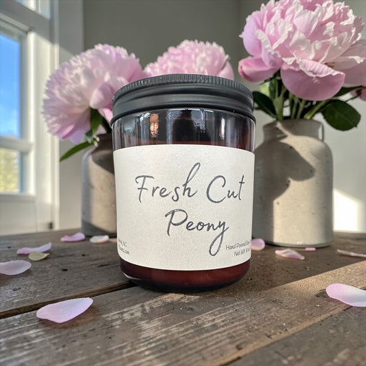 Fresh Cut Peony Candle