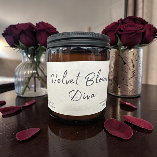 Velvet Bloom Diva Candle