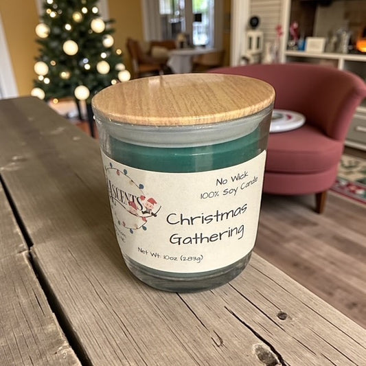 Christmas Gathering  10 oz wickless candle