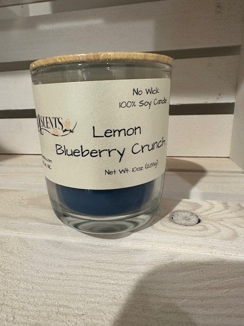 Lemon Blueberry Crunch 10 oz no wick candle