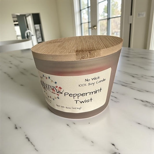 Peppermint Twist 16 oz wickless candle
